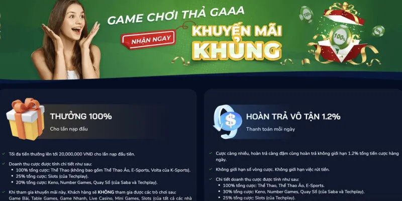 Chương trình khuyến mãi siêu đỉnh cao